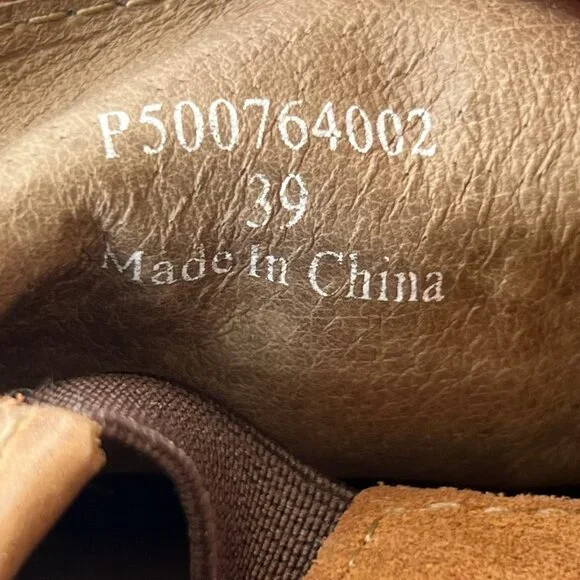 Fly London Tan Suede Block Heel Loafers | Size 39EU - Picture 5 of 5